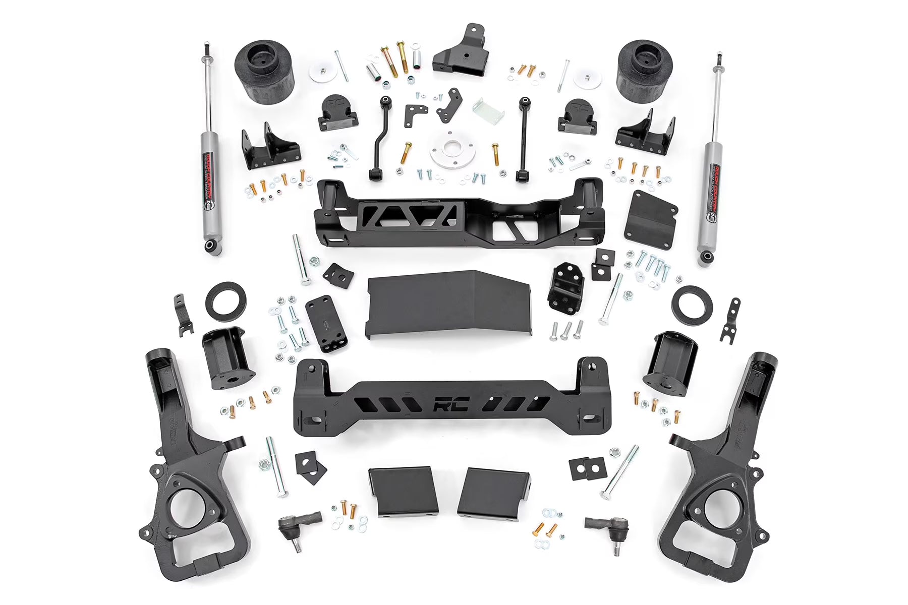 Rough Country 6  Lift Kit for 2019-2024 Ram 1500 4WD | OEM 20  Wheels - 33430A