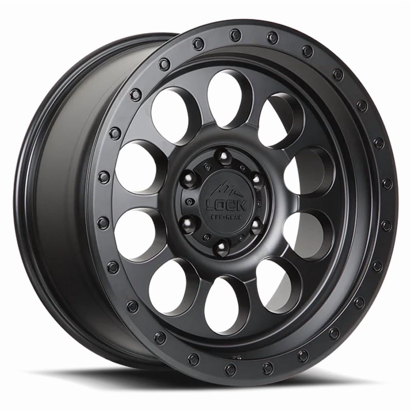 Lock Offroad 50Cal Matte Black Wheel 6x139.7 20x9 -12et Off Road Truck Suv Rim