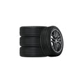 Set of 4 Yokohama Advan Sport A/S Plus 225/40R18 92Y XL Tires