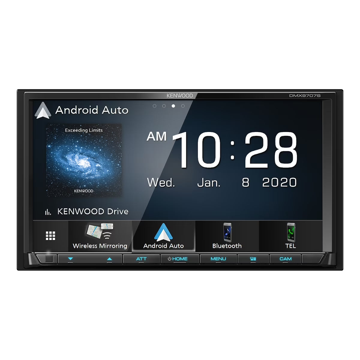 Kenwood DMX9707S 6.95  Digital Media Touchscreen Receiver w/ Apple CarPlay and Android Auto