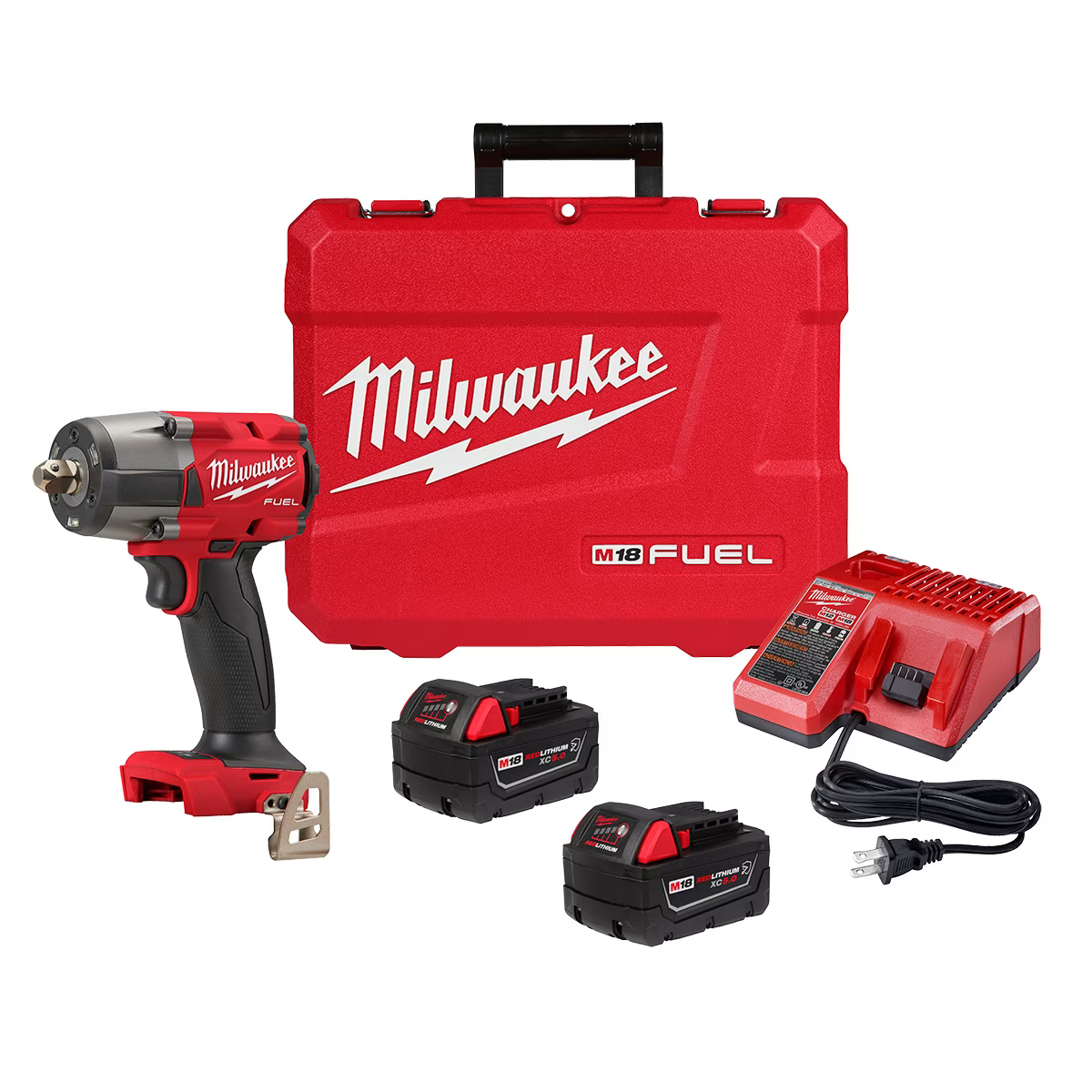 Milwaukee Tool M18 FUEL 1/2   Mid-Torque Impact Wrench w/ Pin Detent Kit