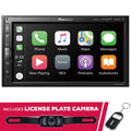 New Pioneer DMH-C2550NEX 6.8  Digital Multimedia Receiver with License Plate Camera