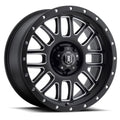 ICON Alloys Alpha, Satin Black, Milled Windows, 20x9 / 5x150, 16mm OS, 5.625  BS
