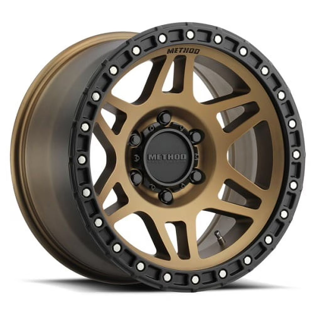 Method Race mr312 17x9 6x139.7 -12et 106.25mm bronze matte black wheel Fits select: 2000-2023 CHEVROLET SILVERADO, 1996-2023 TOYOTA TACOMA
