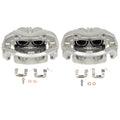 AUTOMUTO Front Left & Right 19B2870 19B2871 Disc Brake Calipers With Bracket For INFINITI EX35/EX37/G25/G35/G37/M35/M35h/M37/M45/M56/Q40/Q70/Q70L/QX50/QX70,For Nissan 370Z/Murano