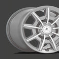 Asanti Black Cast Aluminum Wheel AB41 20x9 5x112/120 G-ANTH BR-MCH 27mm, AB041AD20905927