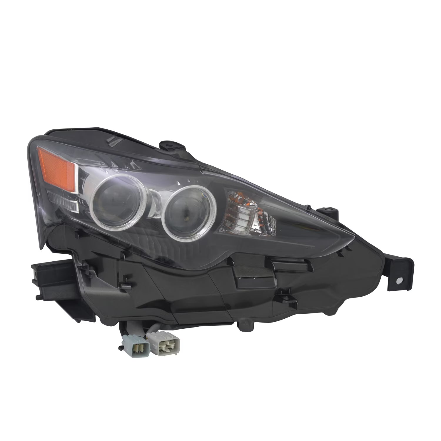 New Aftermarket Premium Fit Passenger Side Headlight Lens Housing 8114553751 V fits 2016 Lexus IS200t Base Sedan 4-Door