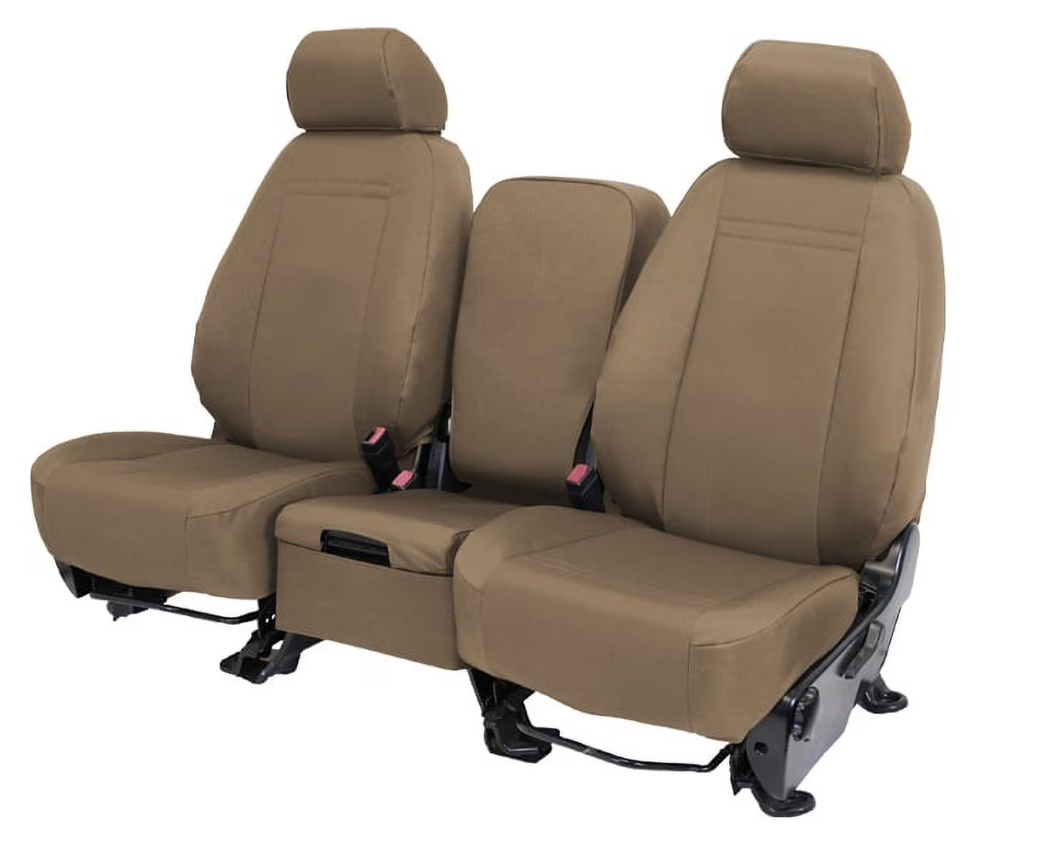 CalTrend Rear Cordura Seat Covers for 2004-2007 Toyota Highlander - TY174-06CA Beige Insert and Trim