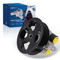 Detroit Axle - 2.4L Power Steering Pump for 2002-2009 Toyota Camry Solara 2003 2004 2005 2006 2007 2008 Power Steering Pump w/Pulley Replacement 21-5245
