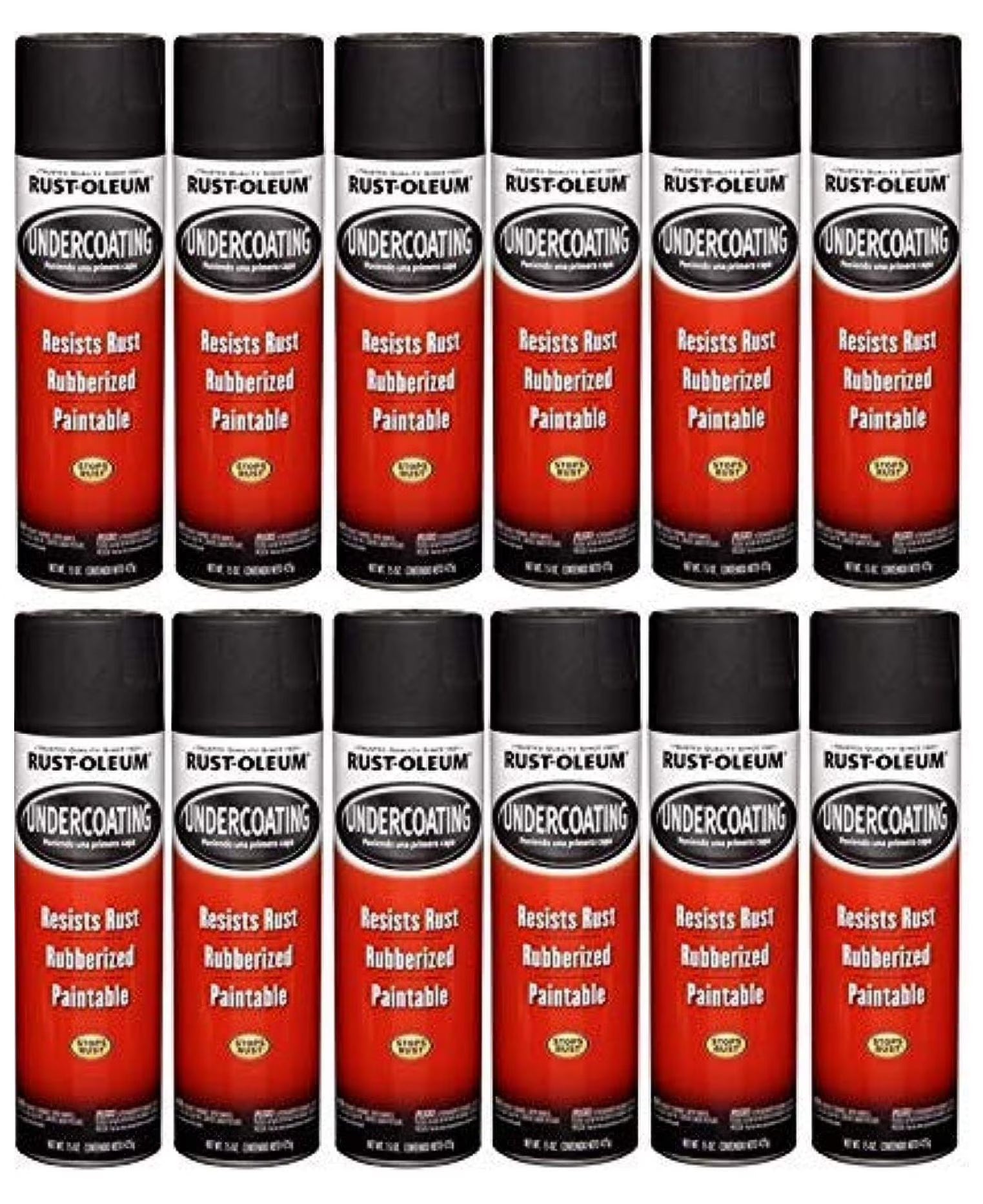 Rust-Oleum Black Undercoating 15 oz. (12 Pack)