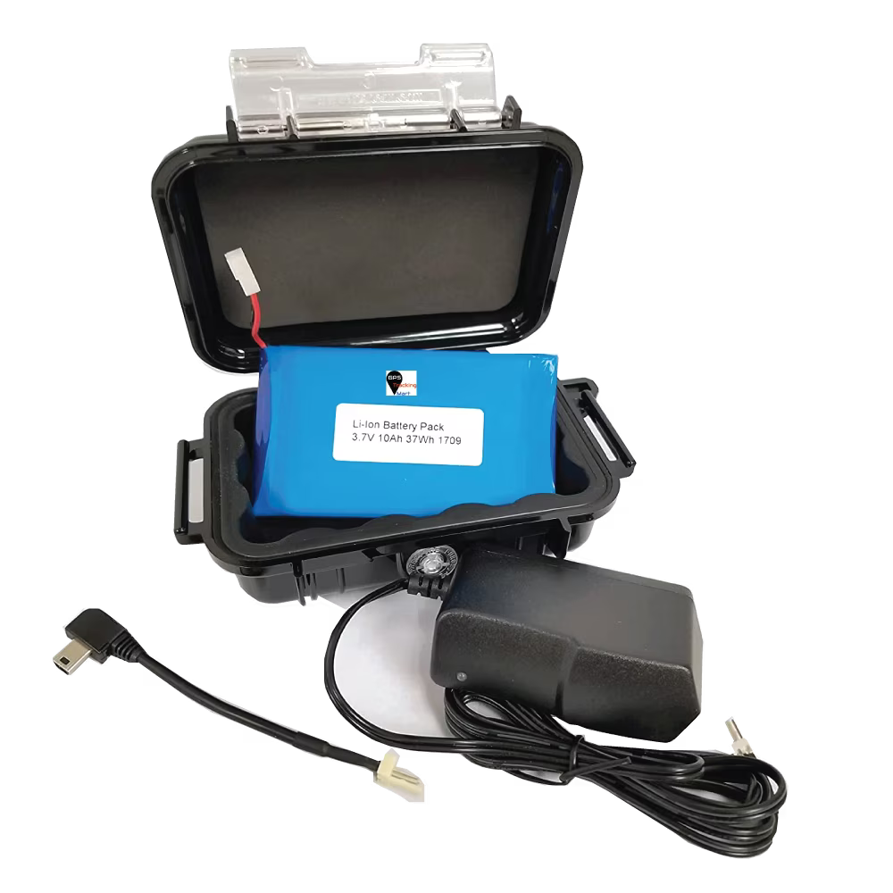GTM 1010 GPS Flat Battery Pack for GL200 GL300 GL300W GL300VC GL300MA Trackers, Rechargeable Flat Battery, Waterproof Magnetic Mount Case, Mini USB