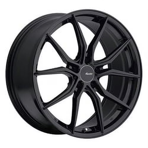 1 Advanti Racing 19x8.5 5X112 +45 80B Hybris Gloss Black Wheel Rim