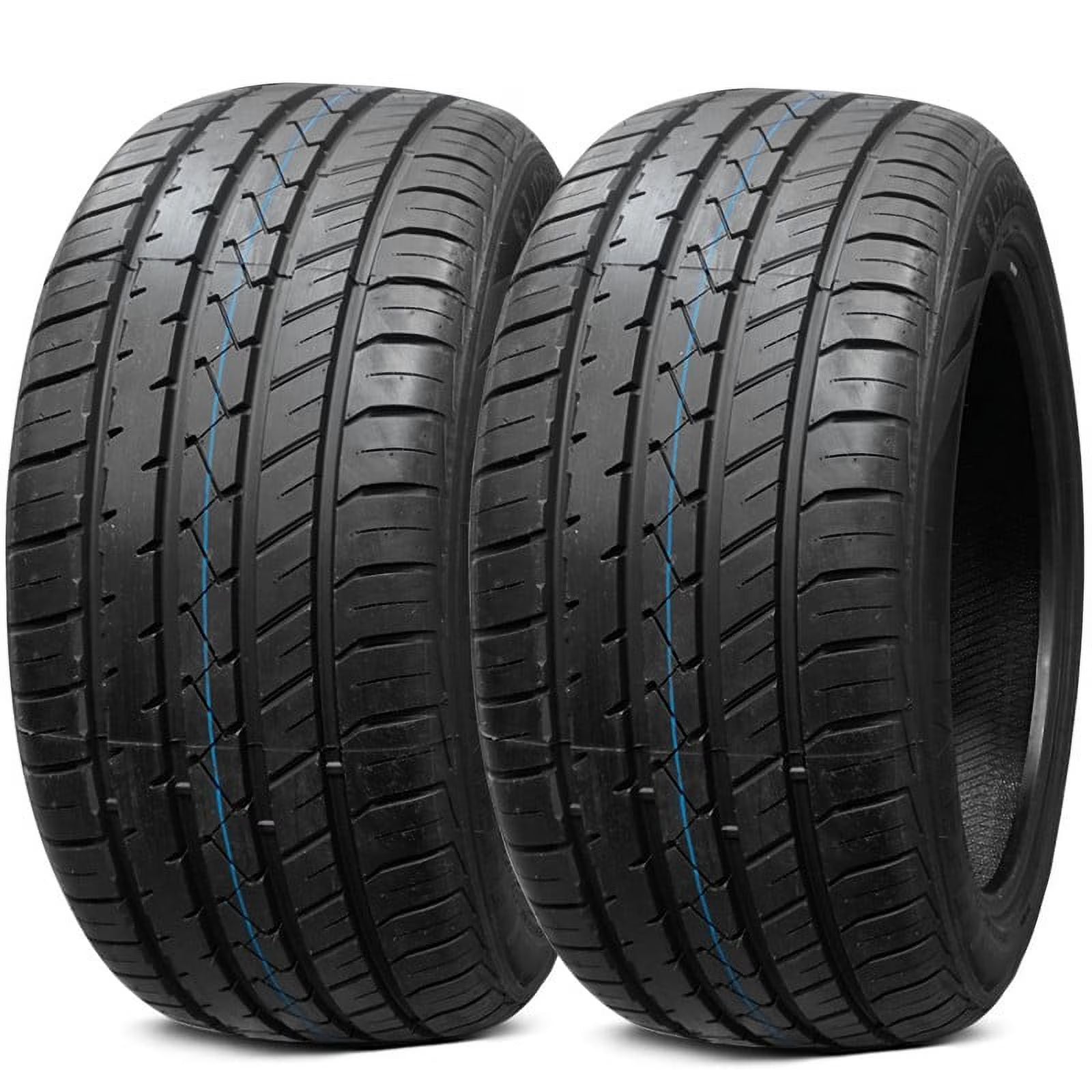 2 Lionhart LH-FIVE 245/40R19 98W All Season Performance Tires [40K Mi Warranty] LHST51940020 / 245/40/19 / 2454019