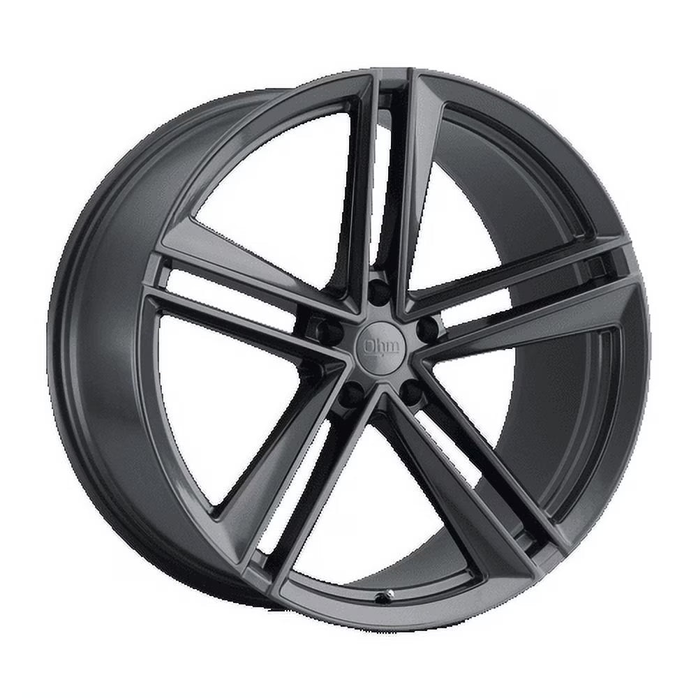 OHM Aluminum Rim LIGHTNING 18X8.5in Gloss Gunmetal Finish, 1885LTG305120G64