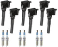 Direct Ignition Coil & Motorcraft Spark Plugs For Ford Expedition 3.5L 18-2021
