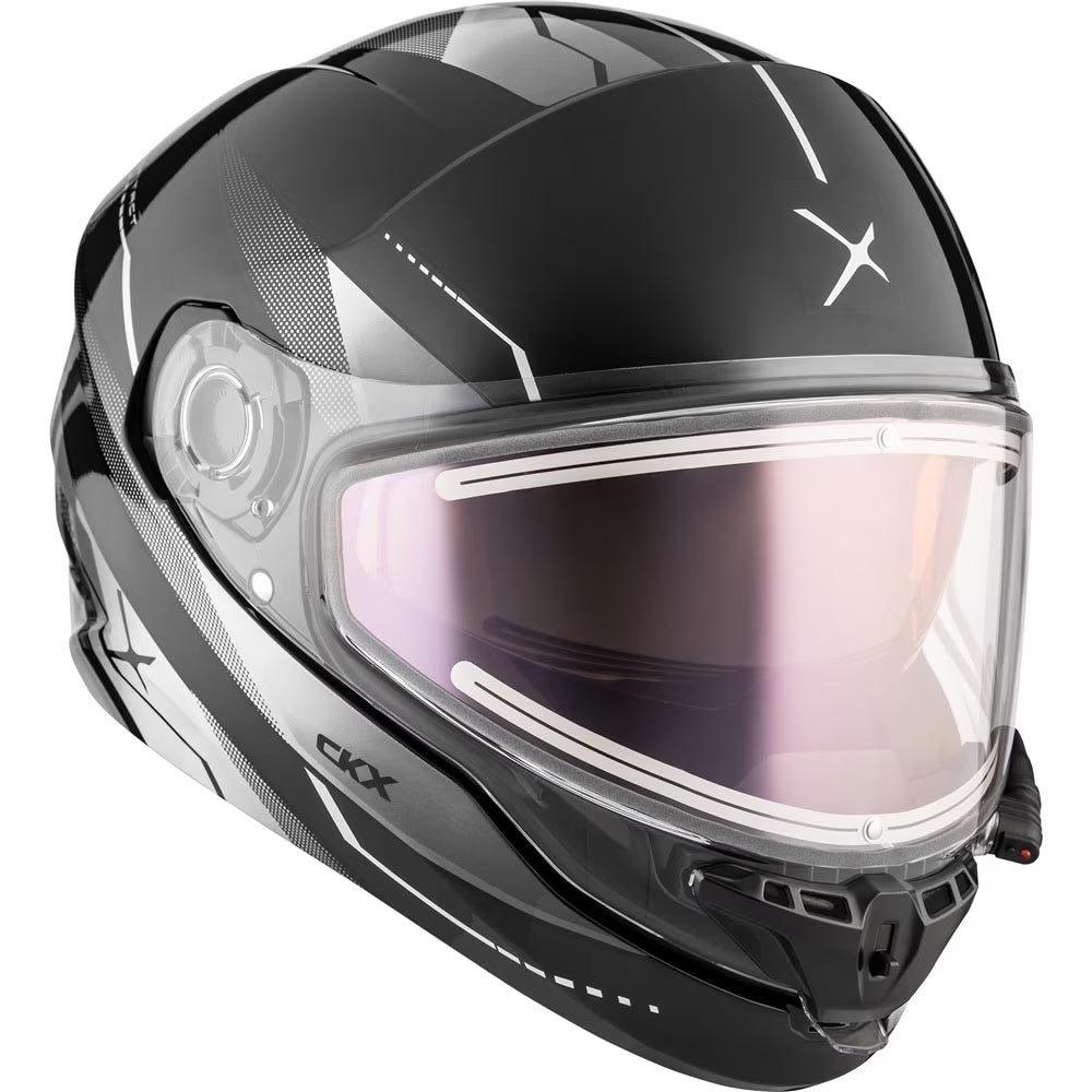CKX Contact Full Face Snowmobile Helmet Artik Gloss Grey 515365
