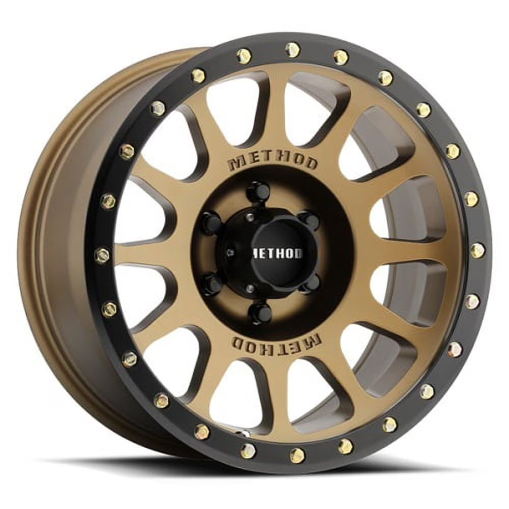 17x8.5 Method MR305 NV Method Bronze w/ Matte Black Lip Wheel 6x120 (25mm) Fits select: 2018-2023 CHEVROLET TRAVERSE, 2015-2022 CHEVROLET COLORADO