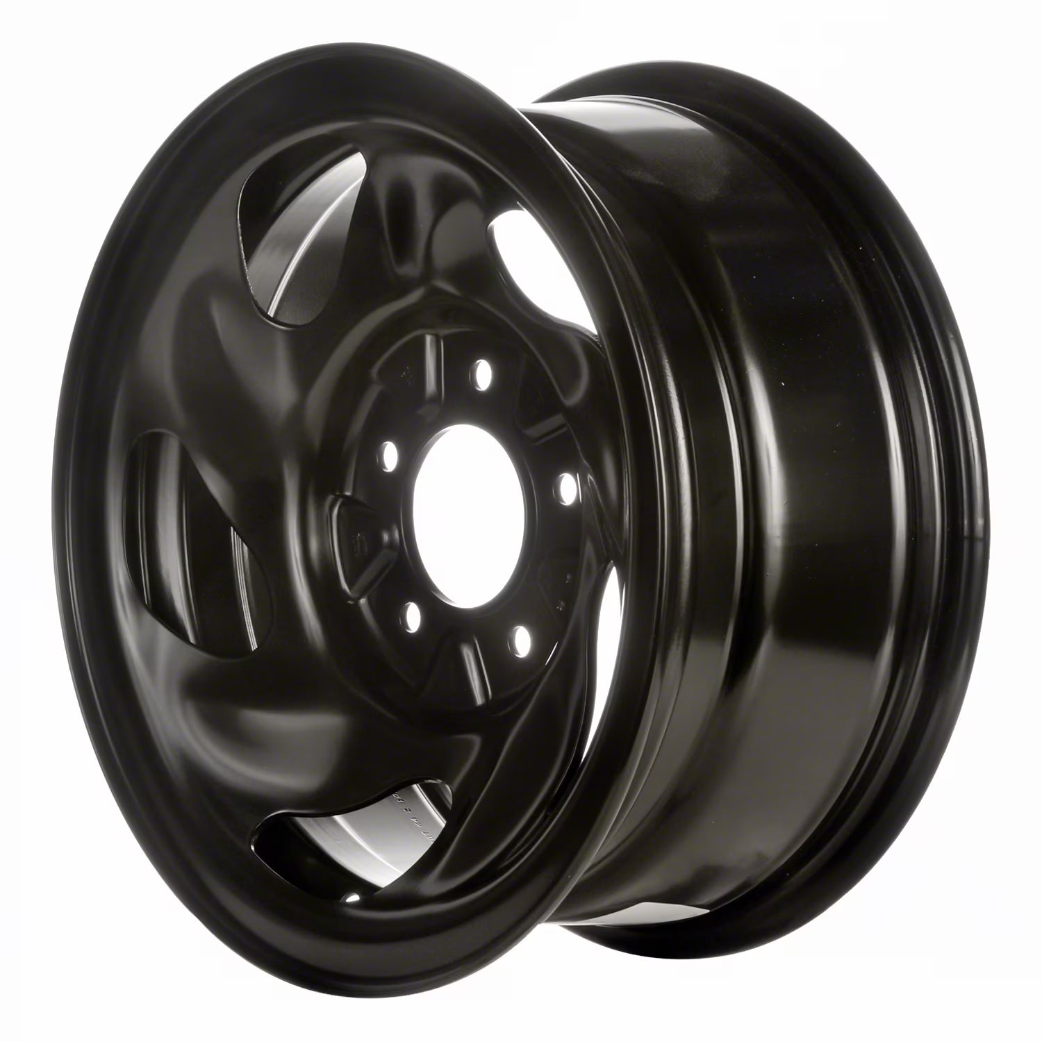 Remanufactured Painted Black Steel Wheel 16 x 7 F65Z1015BA fits 1997-2000 Ford Expedition