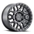 Raceline 953B-KRANK 17  Cast Aluminum Wheel, KRANK SATIN BLACK 17X8.5 6X120 0mm