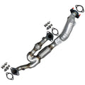 Stainless Steel Exhaust Front Flex Y-Pipe Fits 2007-2009 Kia Sedona 3.8L & 2007-2009 Hyundai Entourage 3.8L - Direct Fit