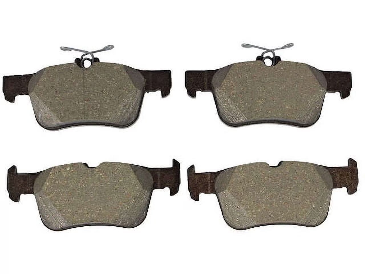 Rear Brake Pad Set - Compatible with 2015 - 2021 Ford Edge 2016 2017 2018 2019 2020
