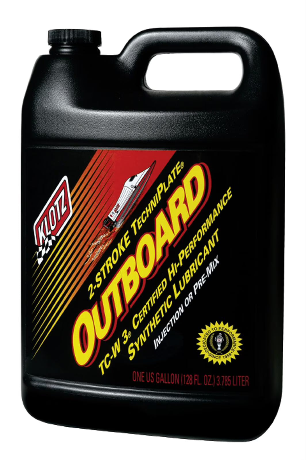 KLOTZ KL-333 Marine Outboard Techniplate TC-W3 2-Cycle 2 Stroke Oil - 2 Gallons