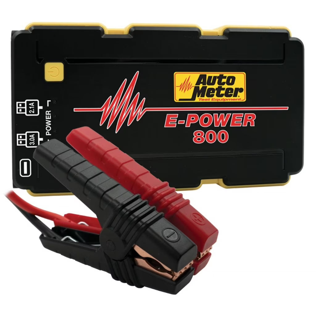 AutoMeter Emergency Battery Pack | Jump Starter 12V | 800A Peak/2220 MAH