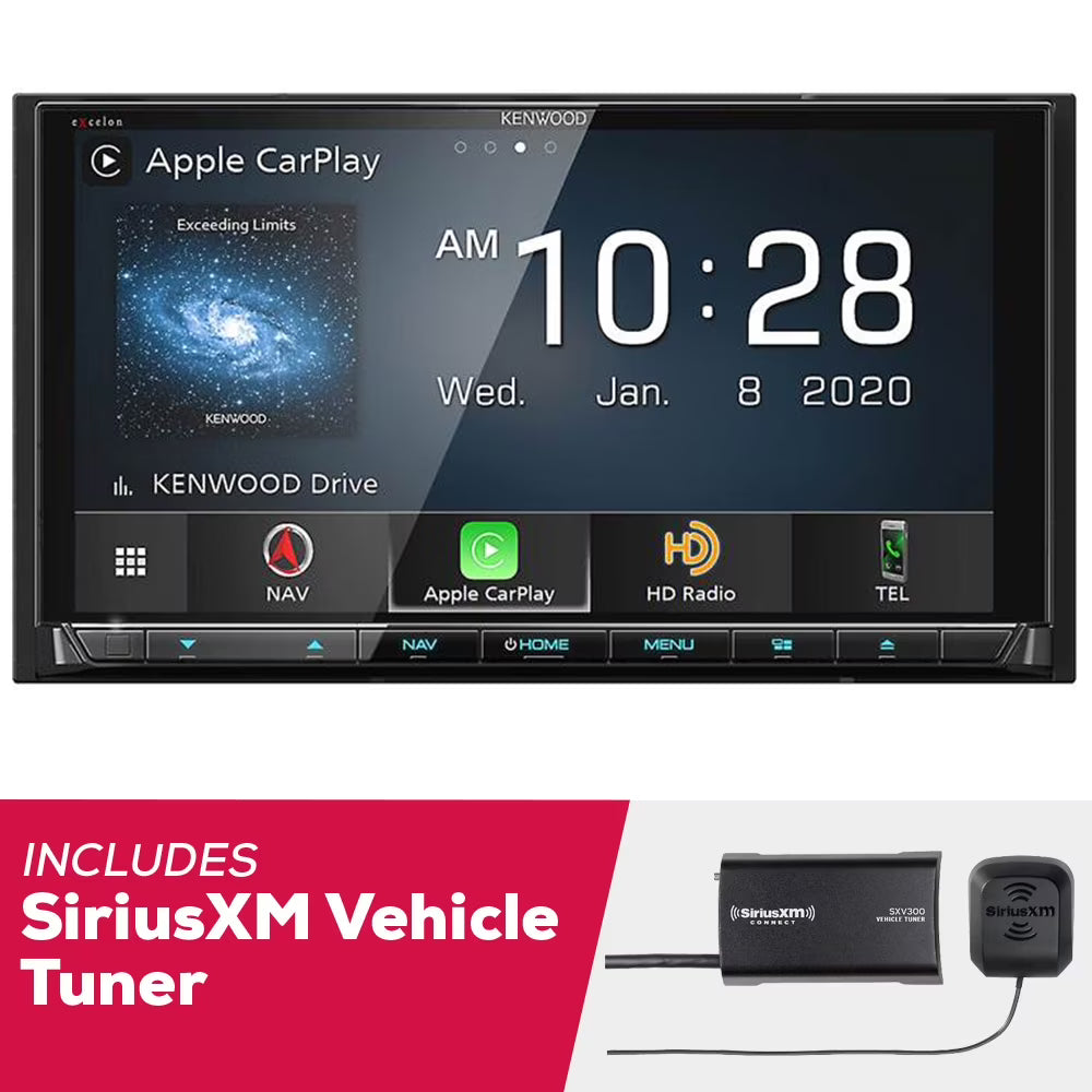 New Kenwood DNX997XR 6.8 Inch Navigation DVD Receiver with SiriusXM Vehicle Tuner