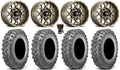 ITP Hurricane 14  Wheels Bronze 28  Lynx SXS Tires Polaris RZR XP 1000 / PRO XP / Ranger XP 900/1000