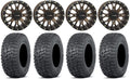 System 3 ST-3 15  Wheels Bronze 32  Terra Hook Tires Can-Am Maverick X3 / Honda Pioneer 1000 / Talon