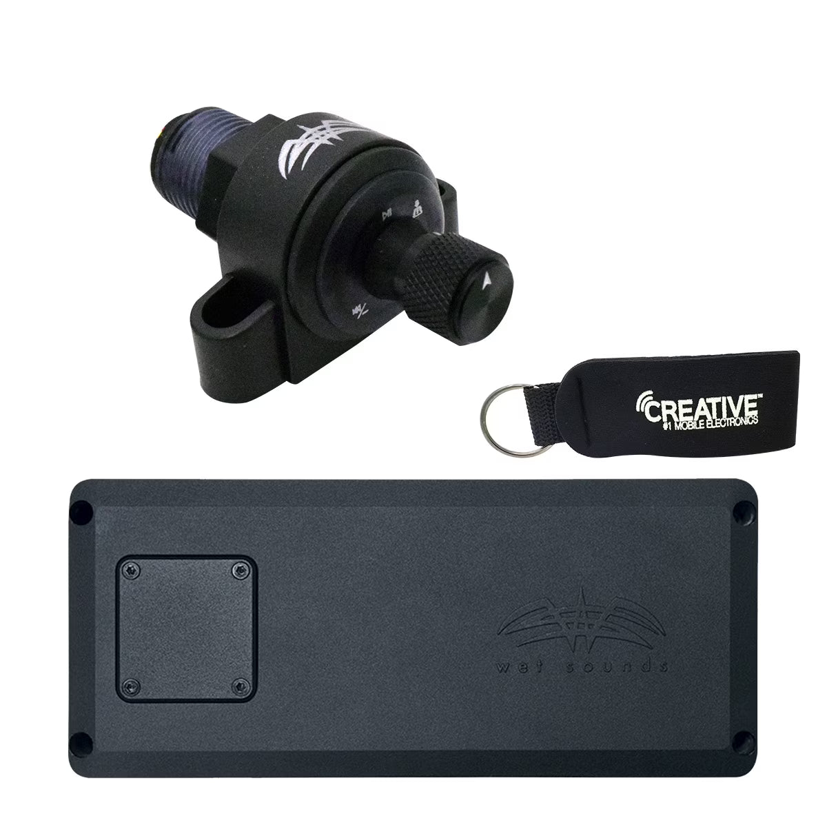 Wet Sounds STX-MICRO-4 Powersports 4-Channel Amp With WW-BTVC Bluetooth Receiver / Controller