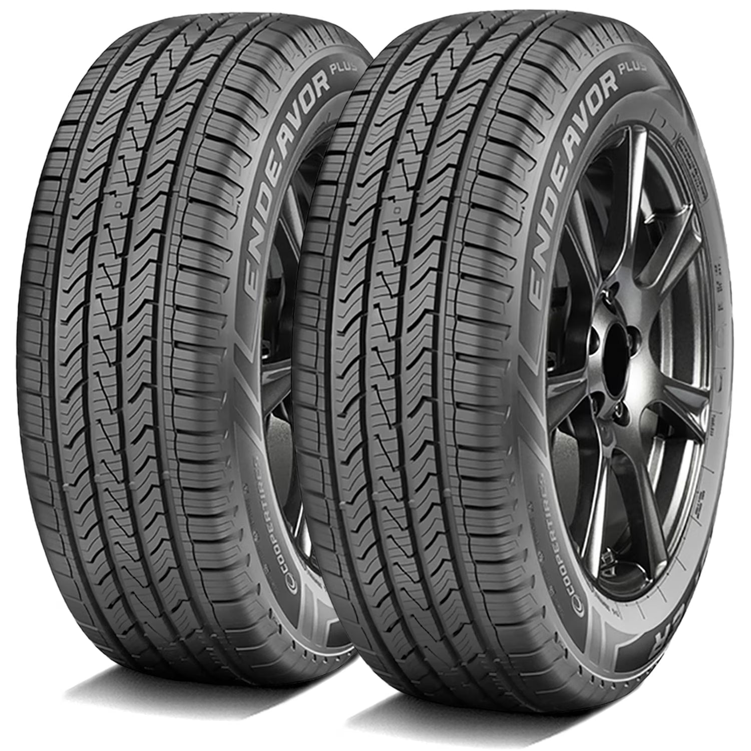 Pair of 2 (TWO) Cooper Endeavor Plus 225/60R18 100H AS A/S All Season Tires Fits: 2018-23 Chevrolet Equinox LT, 2017-18 Subaru Outback 3.6R Touring