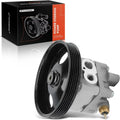A-Premium Power Steering Pump with Pulley Compatible with Mitsubishi Eclipse 2000-2001, Galant 1999-2000, 2.4L, Replace# MR333534