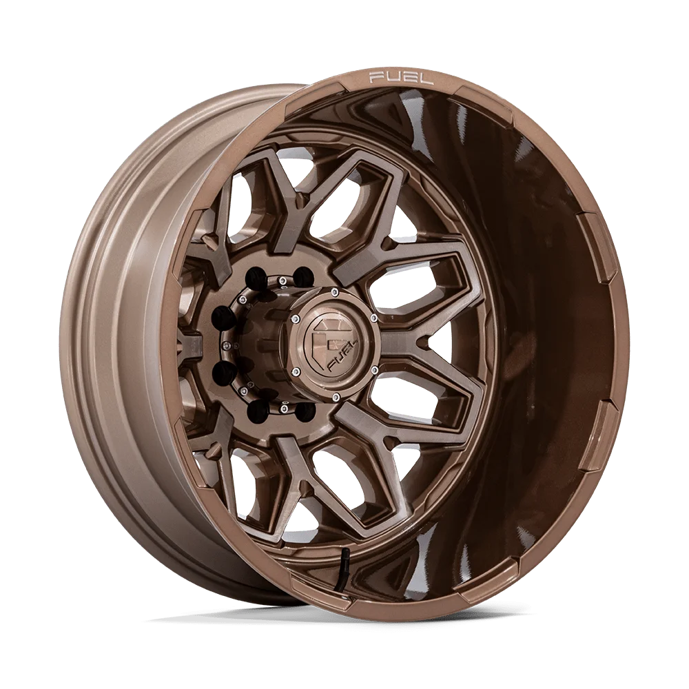 20x8.25 Fuel Off-Road D876 Flux Platinum Bronze DUALLY FRONT Wheel 8x210 (104mm)