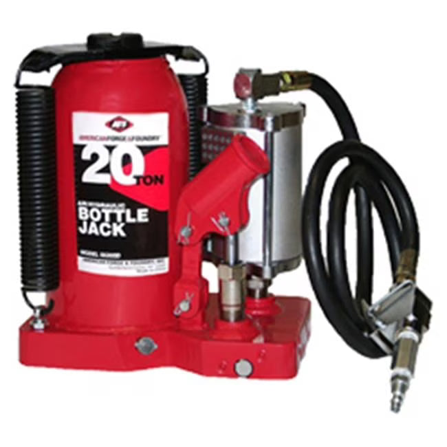 American Forge & Foundry Air And Hydraulic Super Duty Bottle Jack - 20 Ton.