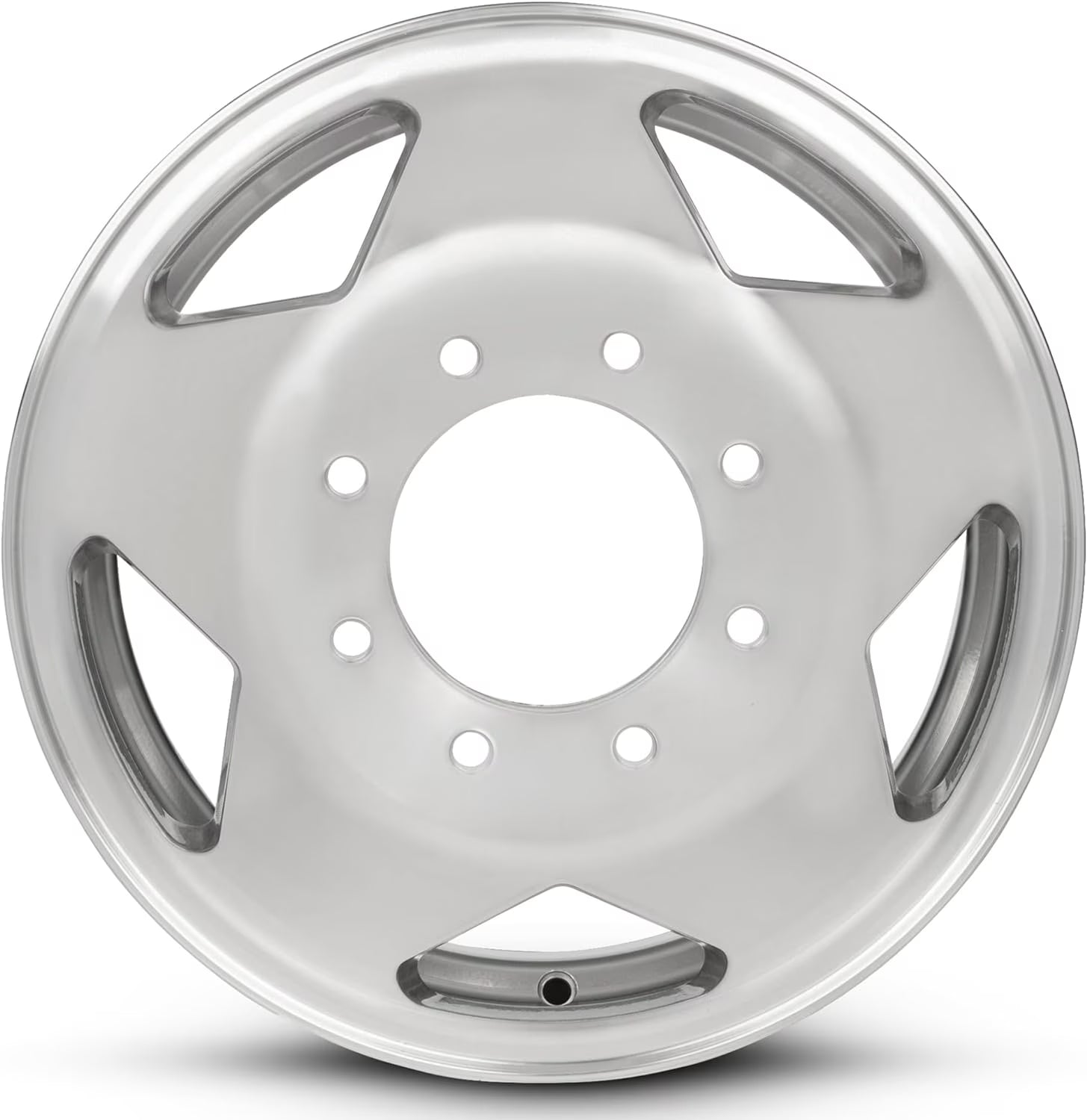 For 1999-2004 Ford F350 16 Inch Machined with Clear Coat Silver Rim - OE Direct Replacement - Road Ready Car Wheel