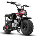 Oryxearth Mini Gas Bike, 105cc 4-Stroke Dirt Off Road Trail, 24mph, Weight Support 165 LBS, Red