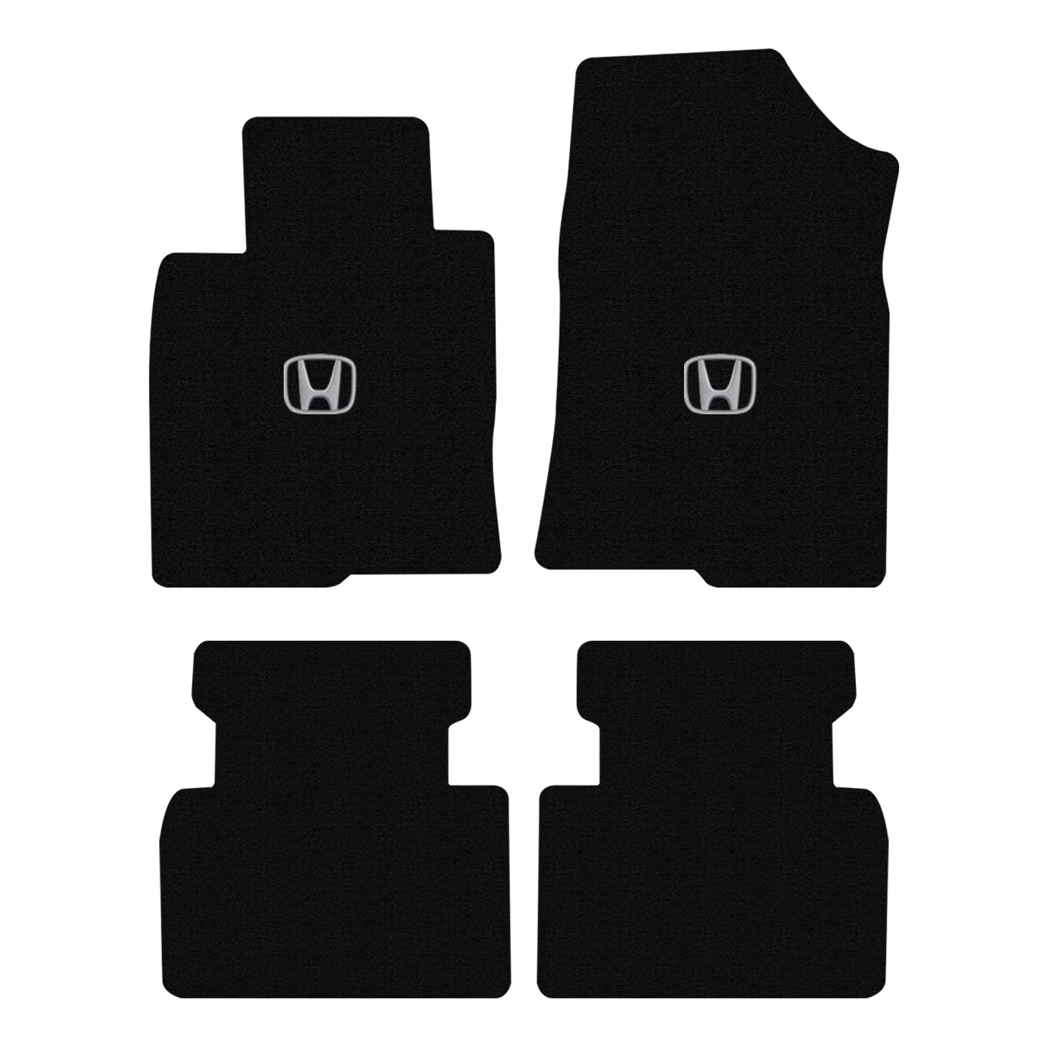 Lloyd Mats LogoMat Premium Carpet Floor Mats for Honda Civic 2022-ON, 4PC, Black