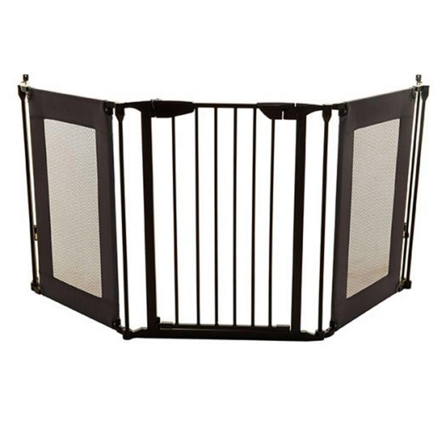 Dreambaby L2060BB Denver Adapta Baby Safety Gate Mesh Barrier. Black