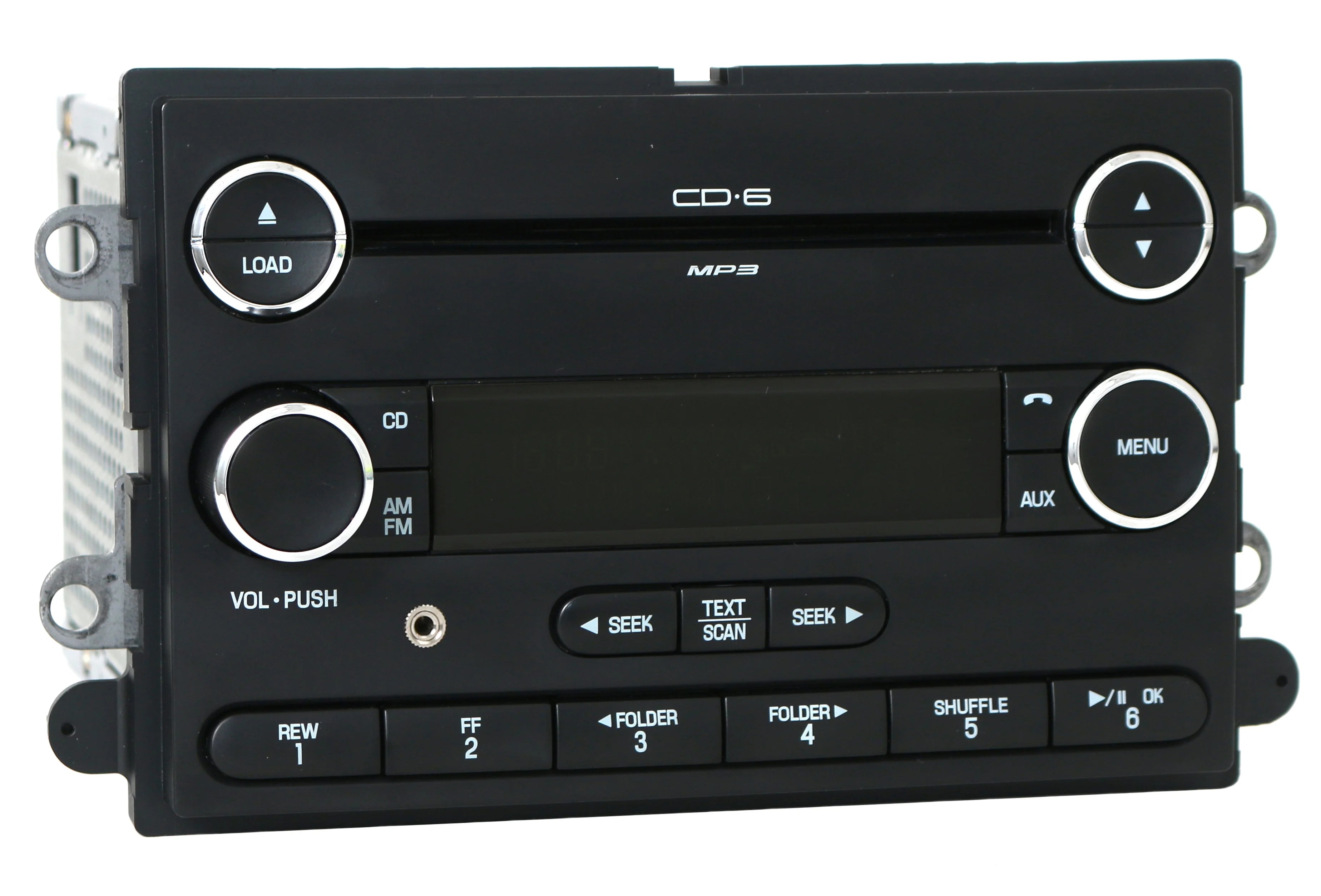 Restored 2008-2009 Ford Taurus X AM FM Radio 6 CD mp3 w Aux Upgrade Part 8F9T-18C815-GA (Refurbished)