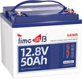 Timeusb 12V 50Ah TM LiFePO4 Battery with Low-temp Protection, 15000+ Cycles Battery with Grade A Cells, Built-in 50A BMS, Deep Cycle Lithium Battery Perfect for Trolling Motor, Kayak, RV,Camping