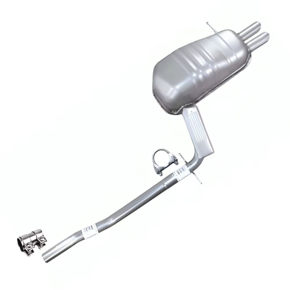 Stainless Steel Exhaust Muffler Pipe Assembly Fits 2007-2014 Volvo XC90 3.2L - Direct Fit