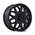 20x8.25 Fuel Off-Road D871 Flux Blackout DUALLY REAR Wheel 8x6.5 (-246mm)
