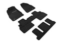 3D MAXpider All-Weather Carpeted Floor Mats Custom Fit For 2008-2017 BUICK ENCLAVE Car Floor Liners ELEGANT Series (1ST 2ND 3RD ROW)
