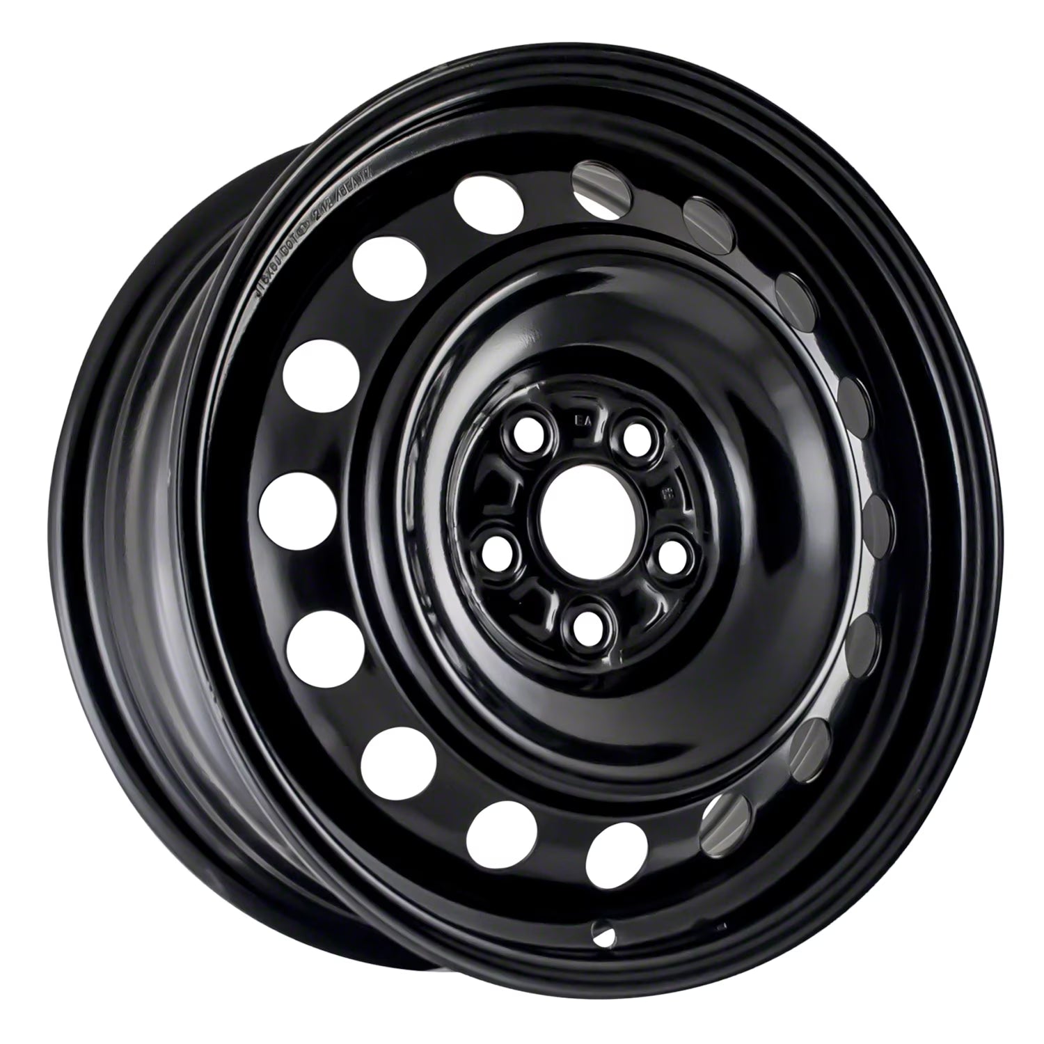 Remanufactured Painted Black Steel Wheel 15 x 6.5 4261106160 fits 2002-2006 Toyota Camry