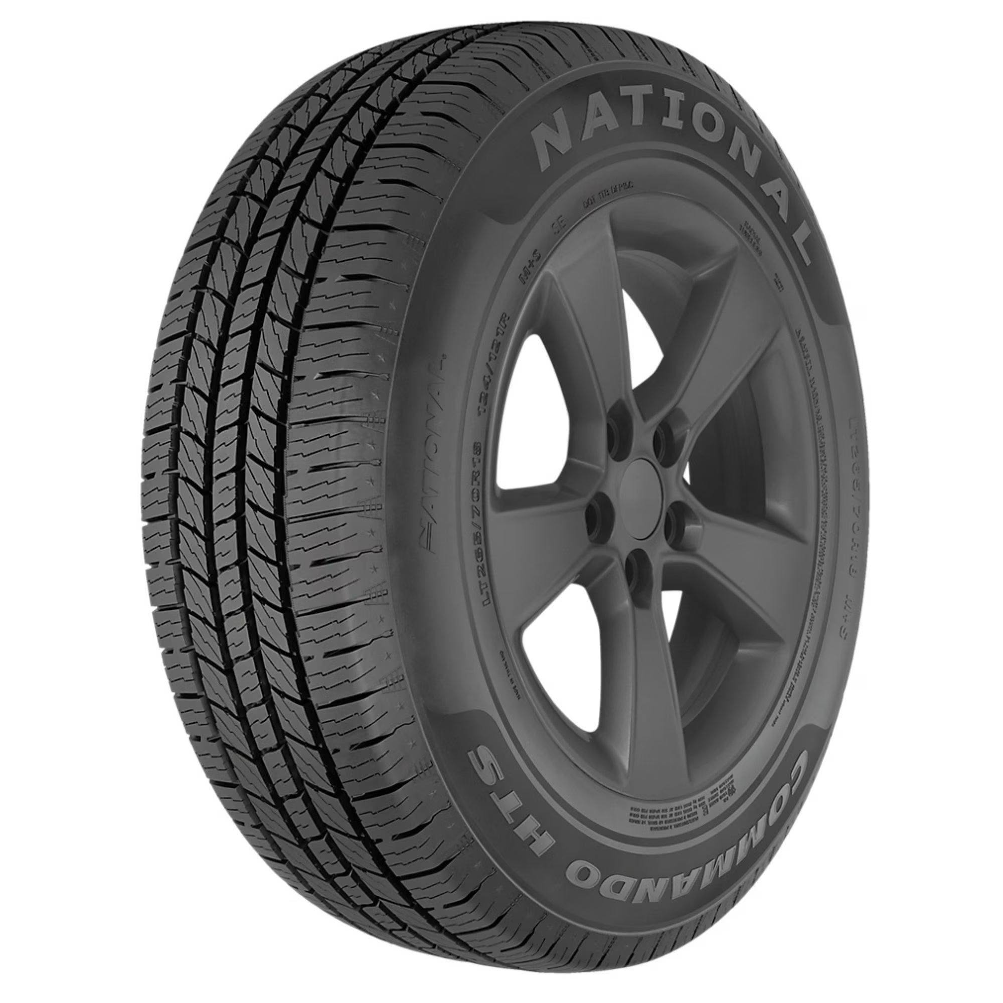 National Commando HTS All Season LT265/75R16 123/120R E Light Truck Tire