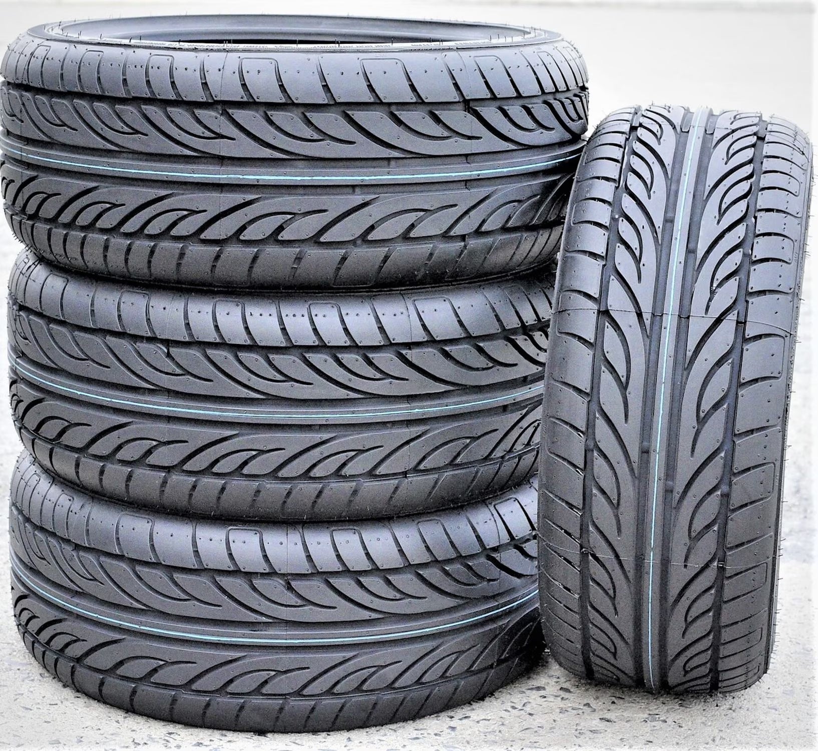 Set of 4 (FOUR) Forceum Hena 215/45R17 ZR 91W XL A/S High Performance Tires Fits: 2011-13 Honda Civic Si, 2010-11 Toyota Prius Base