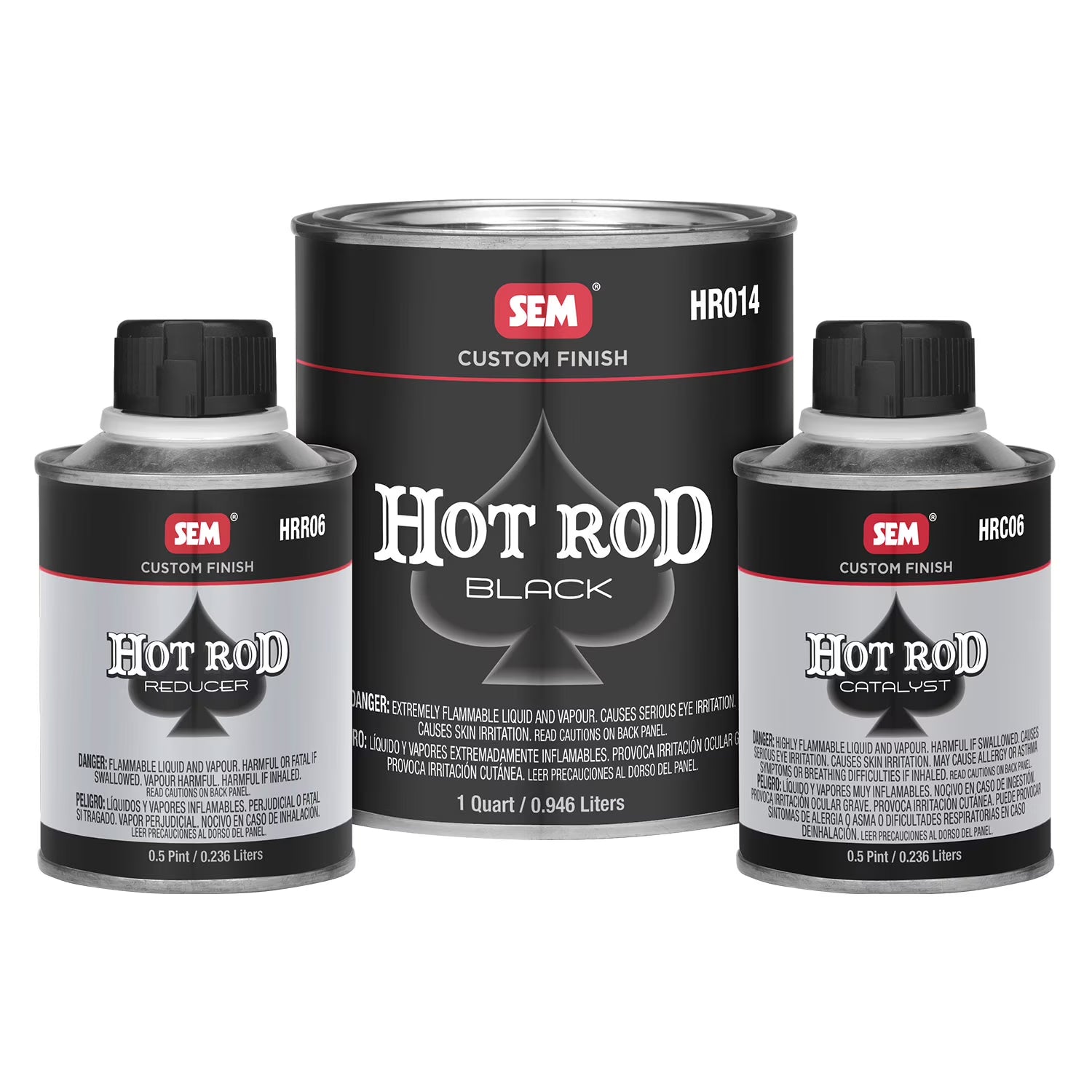 SEM HR010, Hot Rod Black Paint, Kit