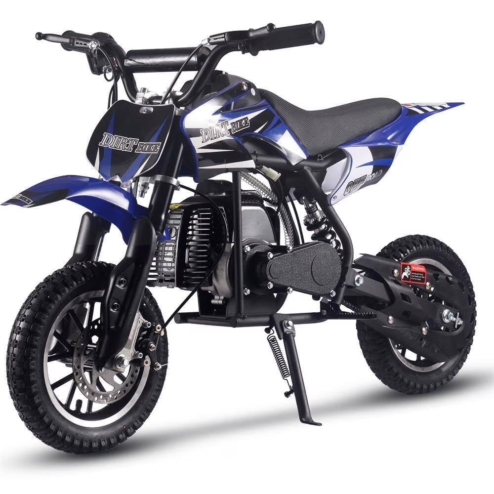 TOXOZERS Dirt Bike,Reliable 49cc Dirt Bike for Off-Road Adventures,Best Gift for child,42x28x27in,48lbs,25mph,Blue