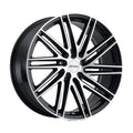 Petrol P1C 18X8 5X110 40Et 76.1Cb Gloss Black W/ Machined Face Wheel
